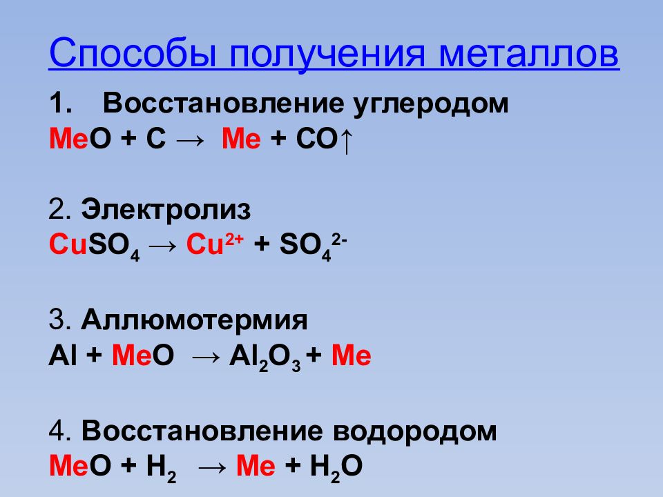 Презентация получение