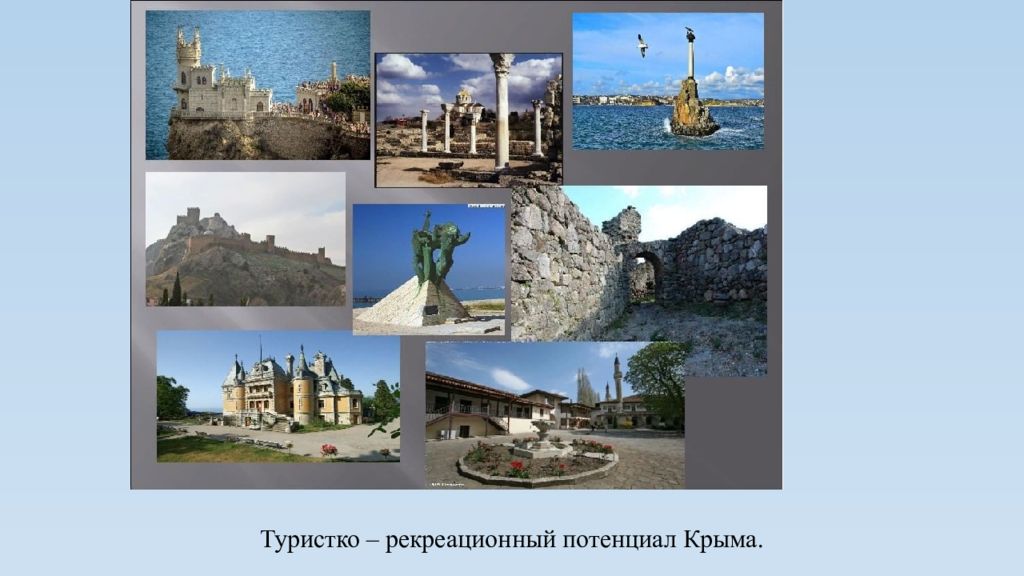 Туристко – рекреационный потенциал Крыма