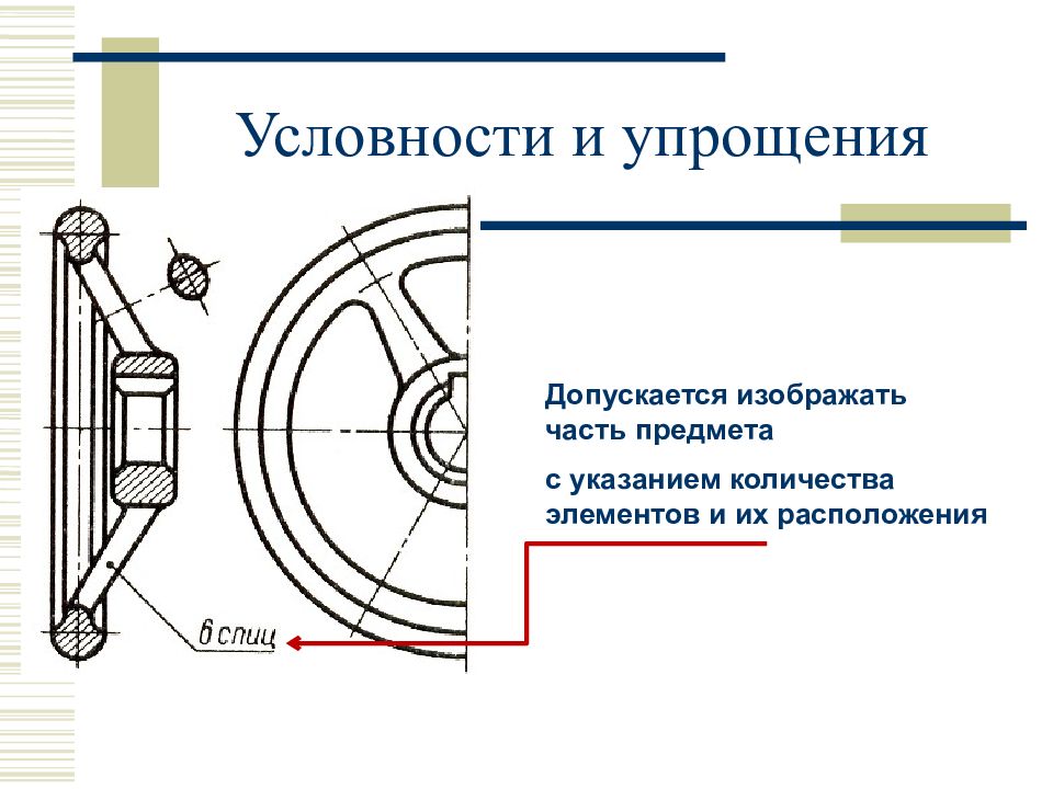 Допускается ли поворачивать дополнительный вид на чертеже