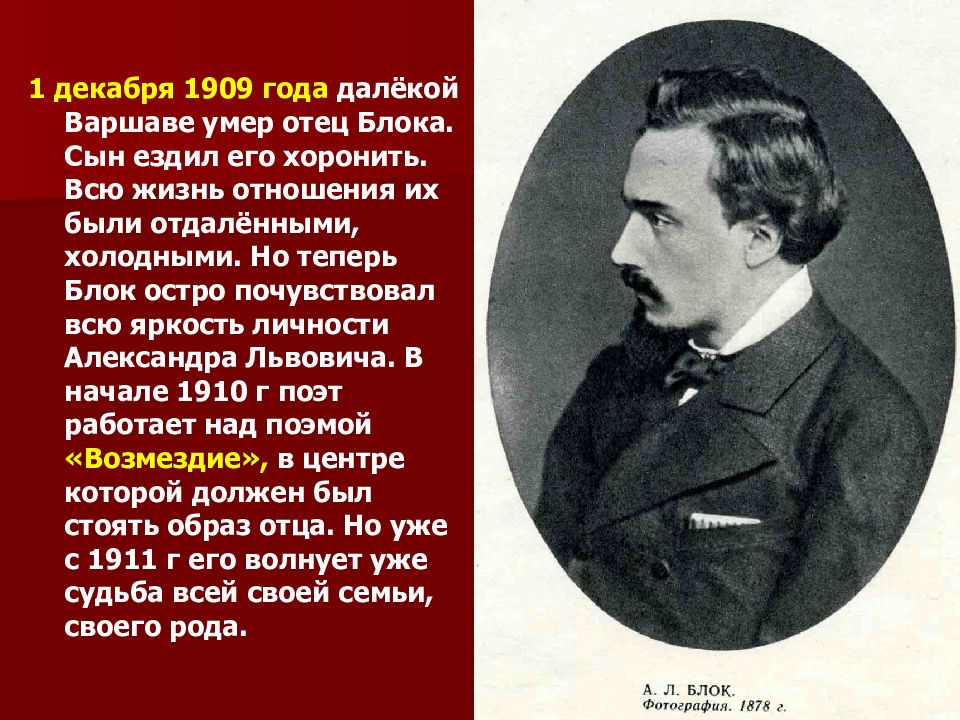 Блок презентация 11 класс биография и творчество