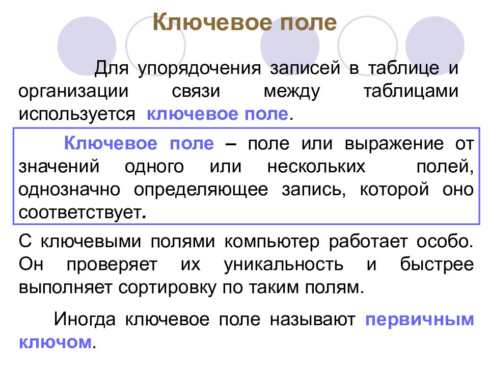 Поле термин. Понятие ключевого поля в базе данных. Ключевое поле. Ключевое поле в базе данных это. Ключевое поле таблицы.