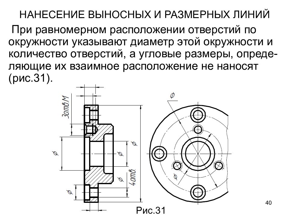 Какое число размеров необходимо иметь на чертеже детали ответ