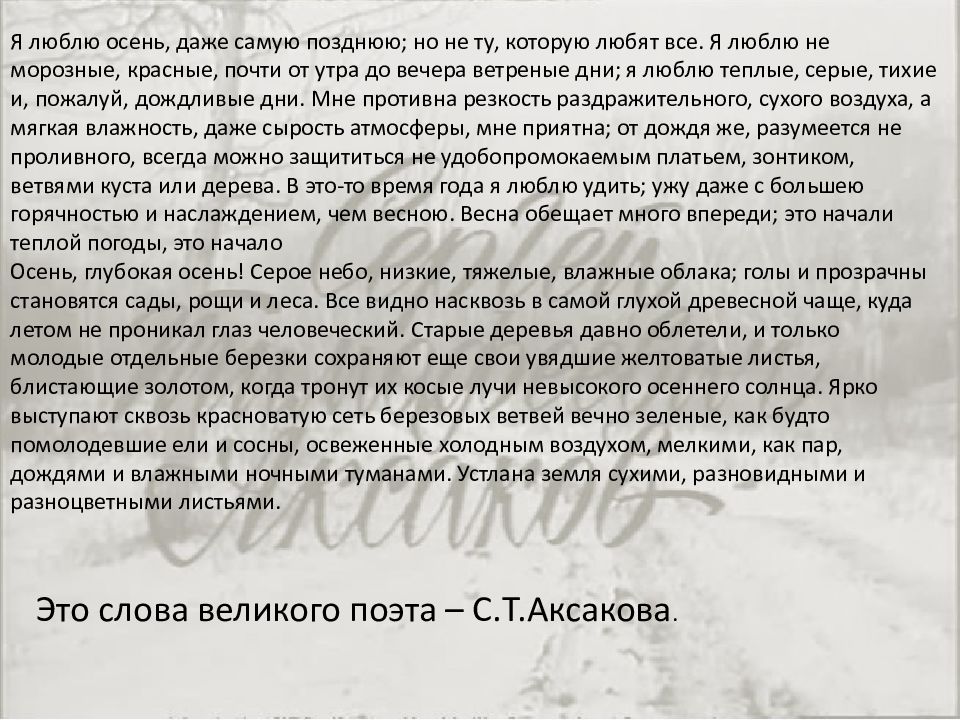 Аксаков осень глубокая осень. Аксаков я люблю осень даже самую. С Аксаков я люблю осень даже самую позднюю. Я люблю осень даже самую позднюю. Я люблю осень даже самую позднюю но не ту которую.