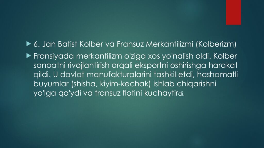 Merkantilizm iqtisodiy maktabi