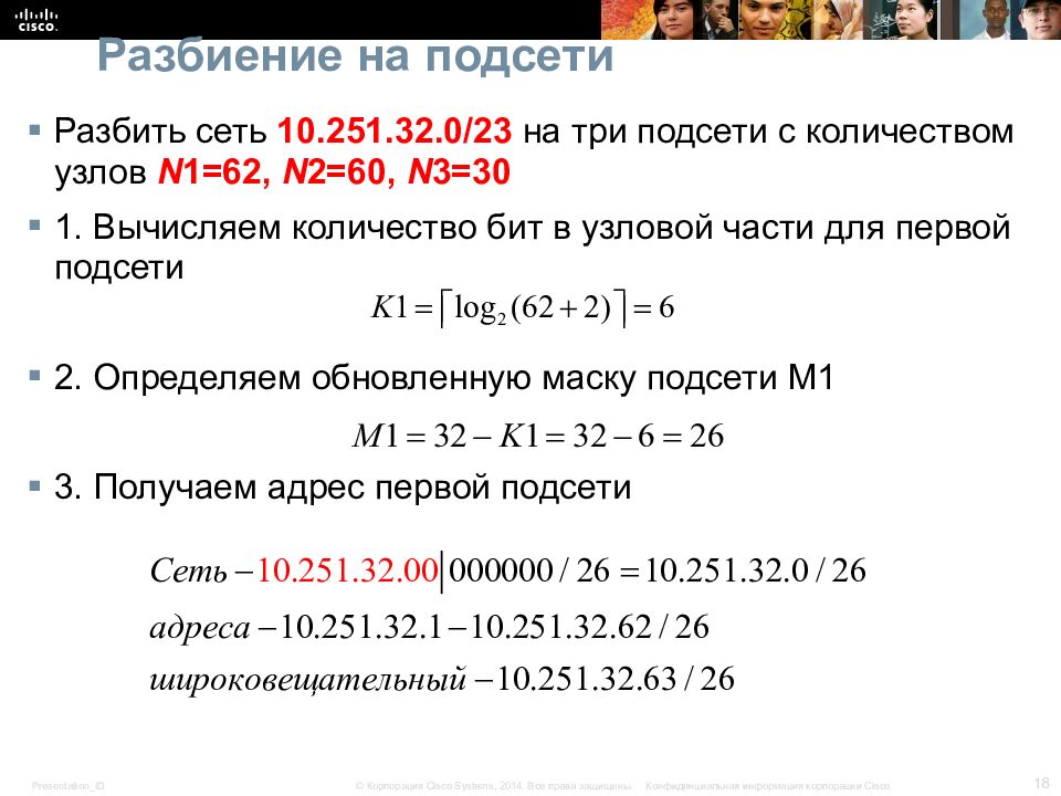 Разбиение на подсети