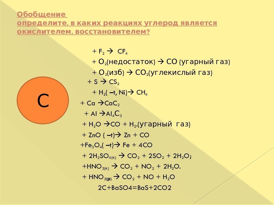 Углерод в реакции c o2 co2 является. Углерод является окислителем в реакции.