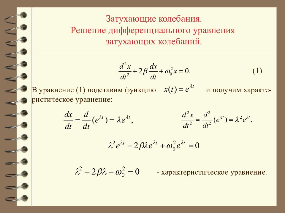 Схема генератора затухающих колебаний