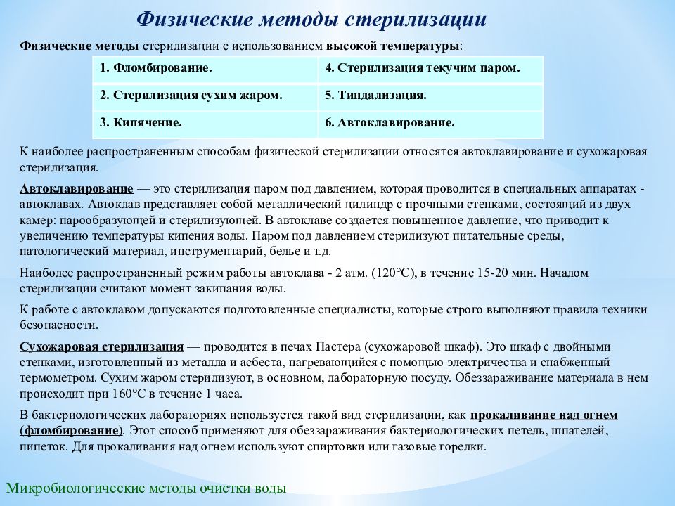 Пар под давлением метод стерилизации. Методы стерилизации. Физические методы стерилизации. Методы стерилизации текучим паром. Физический метод стерилизации.