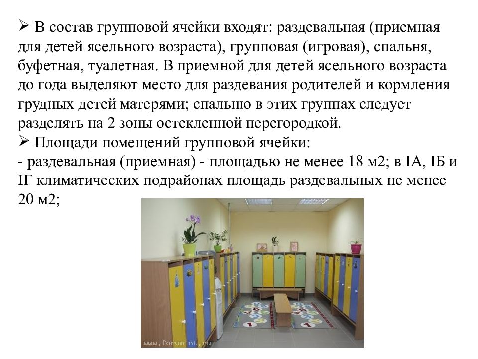 Помещение состоит из. Состав помещений групповой ячейки детского сада. Планировка групповой ячейки детского сада. Требования к групповой комнате в детском саду. Раздевалка в детском саду по САНПИН.