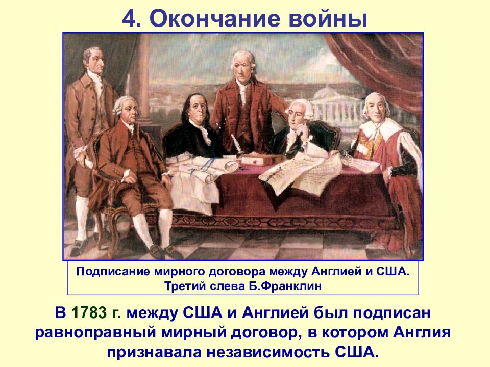 Договоры подписанные сша. 1783 Англия признала независимость США. 1783 Подписание независимости США. Мирный договор между Англией и США 1783. Версальский мир 1783 г признание независимости США.