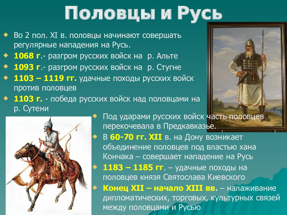 Как русь боролась с половцами 4 класс школа 21 века конспект урока и презентация