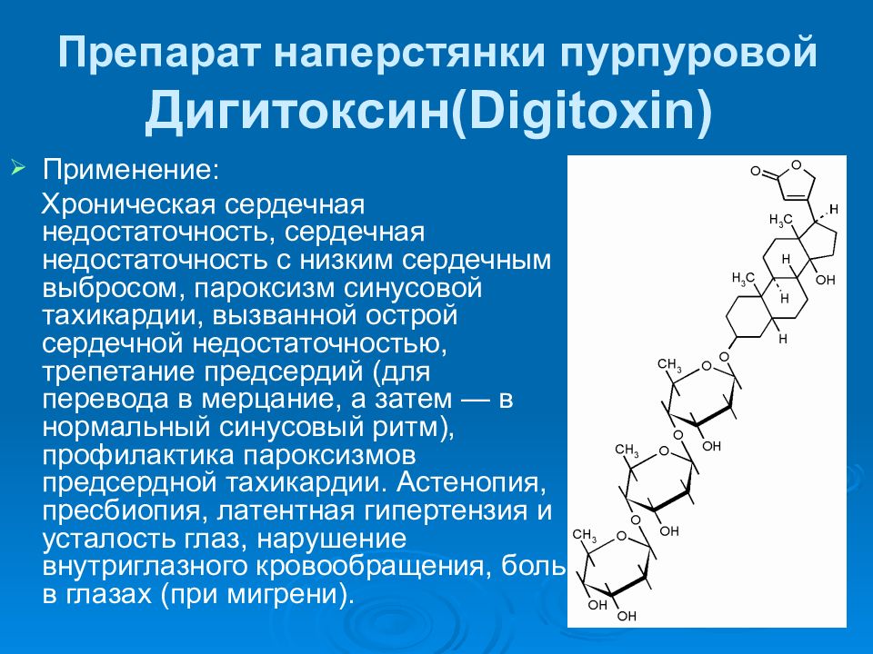 Дигиталис таблетки