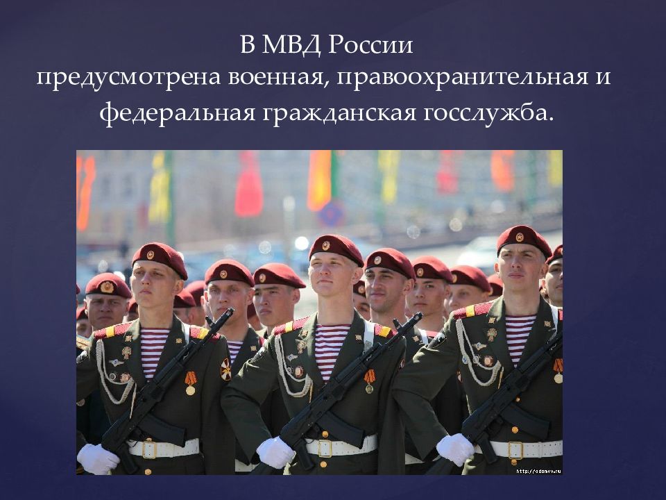 Презентация про мвд