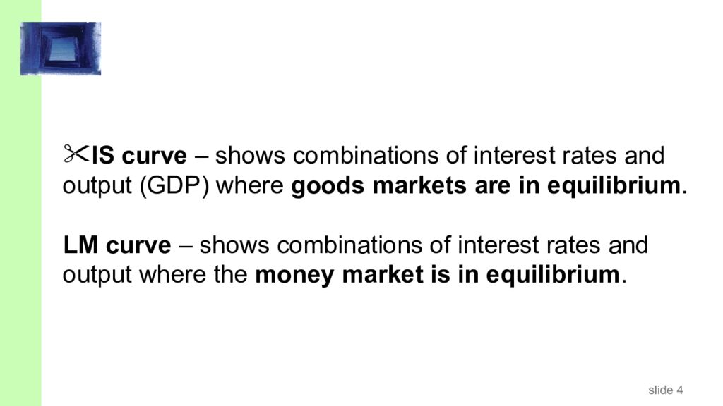 Tutorial 10. The Open Economy: the Mundell-Fleming Model
