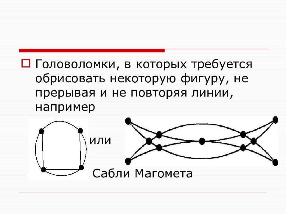 Фигура некоторой. Основная теорема теории графов. История развития теории графов. Задача о саблях Магомета. Кто является основоположником теории графов.