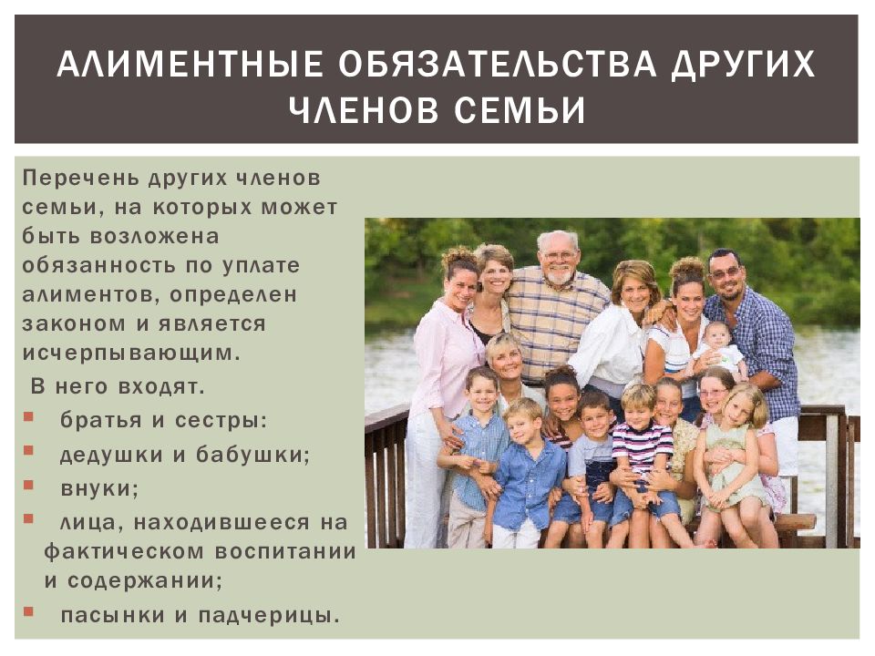 Россия является членом семьи. Обязательства членов семьи. Алиментные обязательства. Алиментные обязанности членов семьи. Алименты членов семьи.