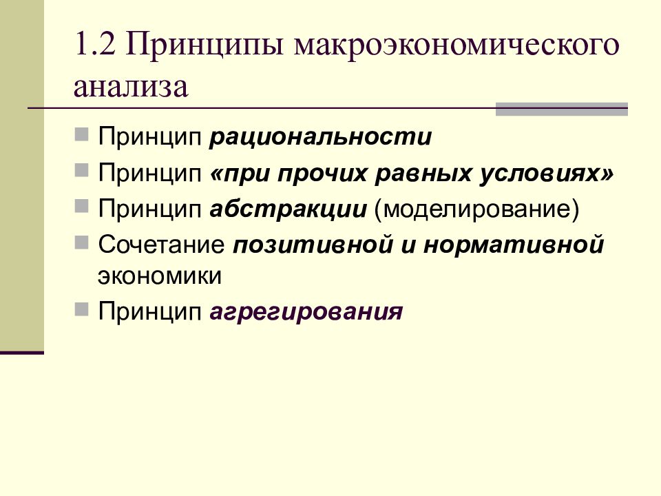 Введение в макроэкономику презентация