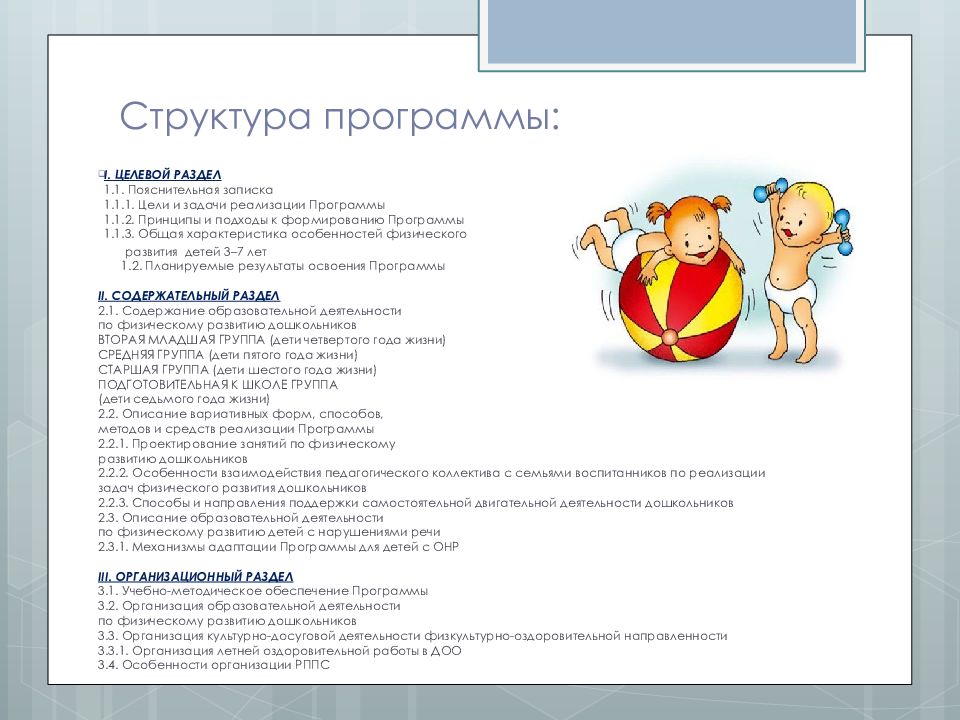 Структура программы: