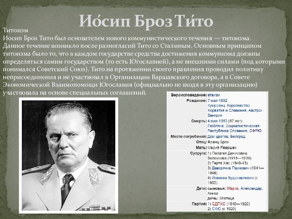 1960 кто правил. Иосип Броз Тито годы правления. Иосип Броз Тито 1945. Тито Иосип 1979. Иосип Броз Тито краткая биография.