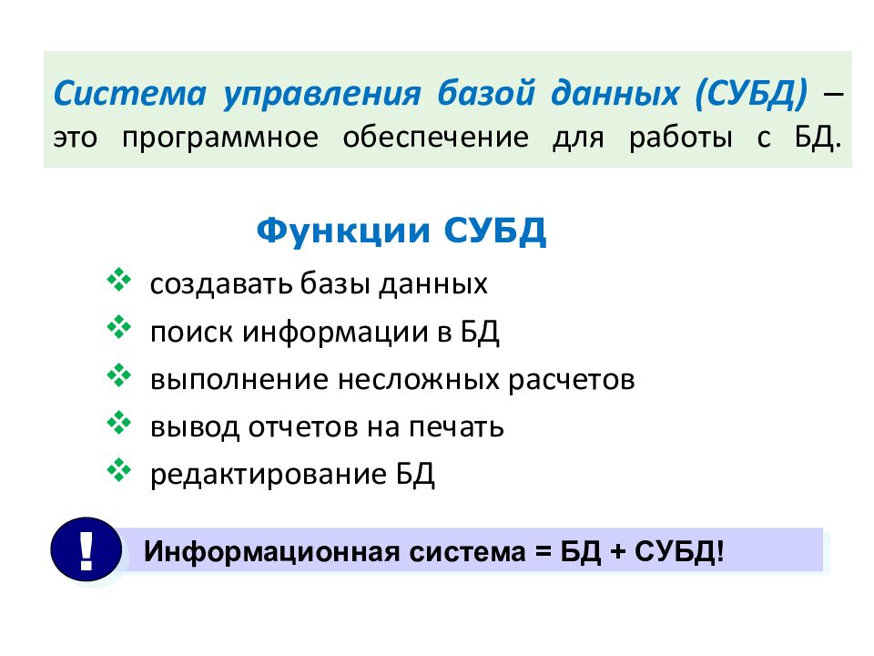 Редакторы баз данных презентация