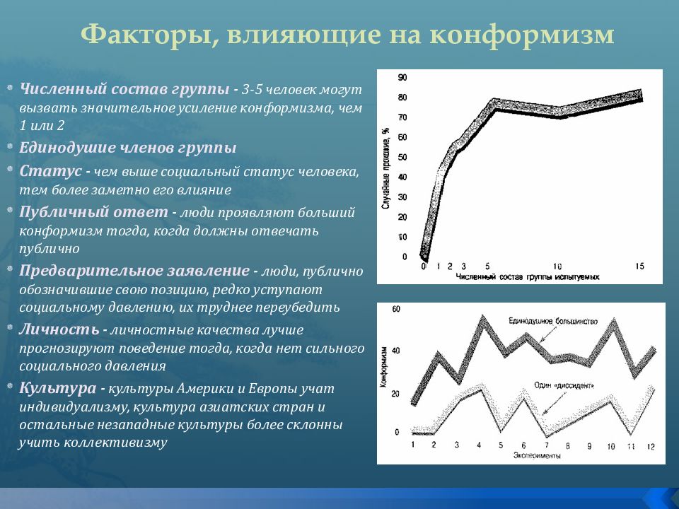 Проект подростковый конформизм