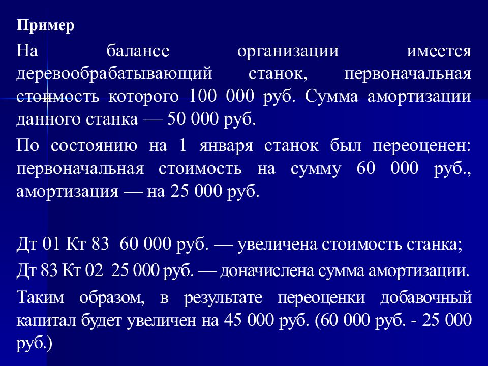 Учет собственного капитала презентация