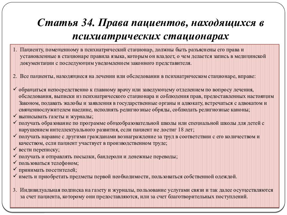 Права пациентов и их нарушения в стоматологии презентация