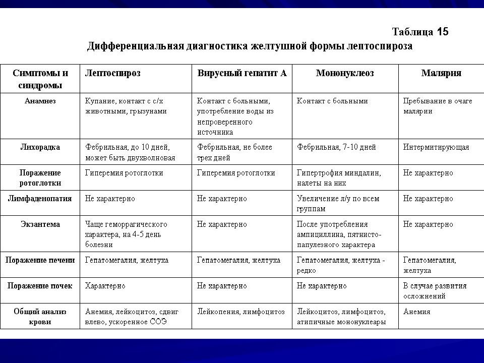 Типы желтух причины клиническая картина у детей