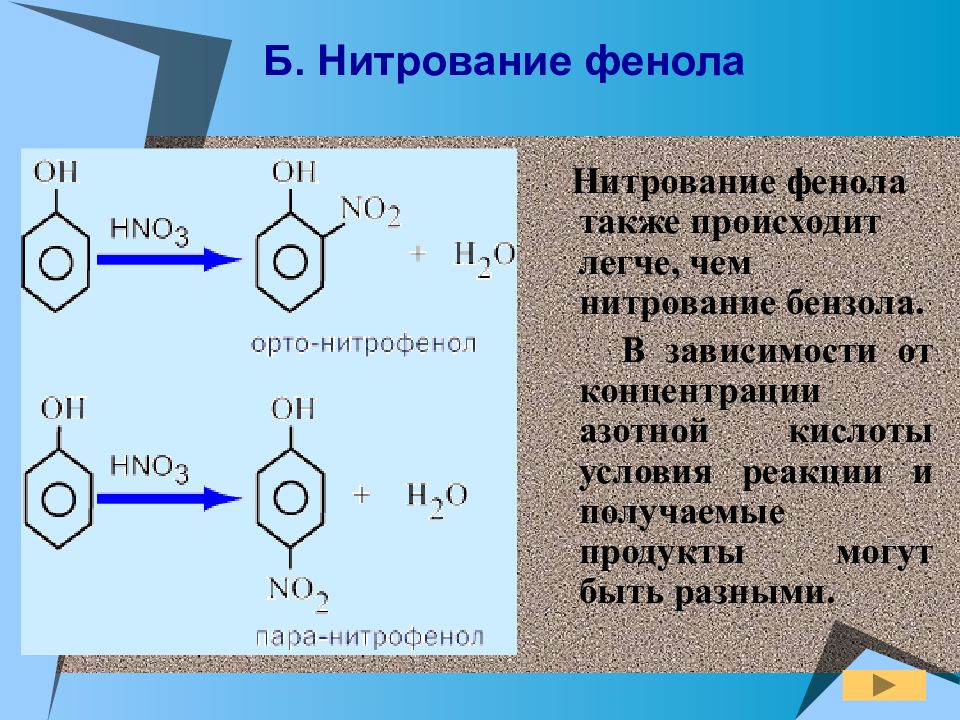 Нитрование бензола