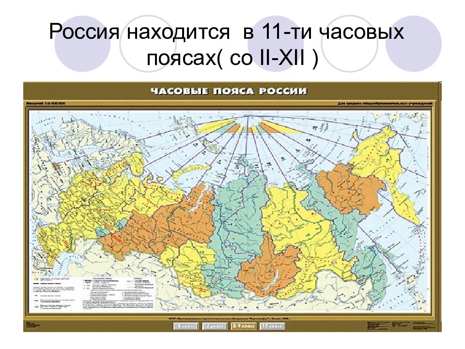 Часовые пояса презентация 8 класс география