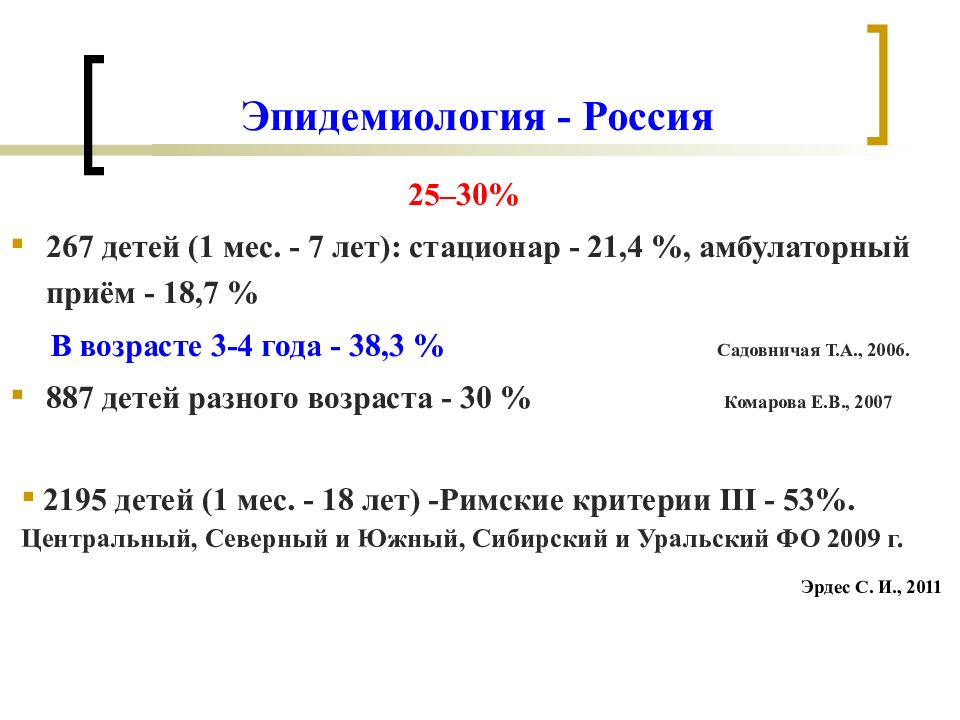 Эпидемиология рф