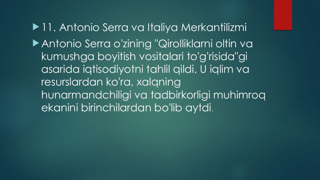 Merkantilizm iqtisodiy maktabi