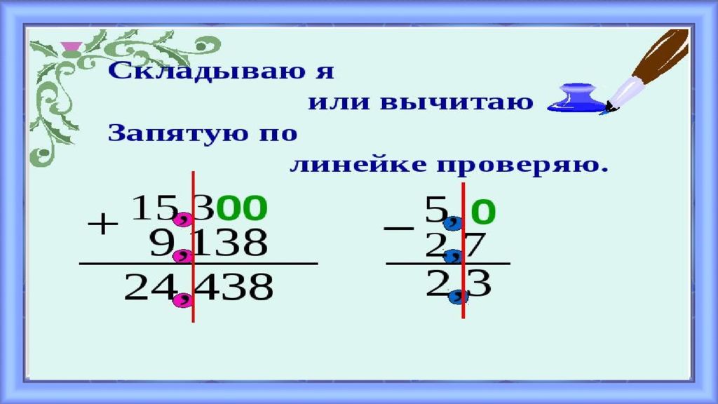 Произведение десятичных дробей 5 класс