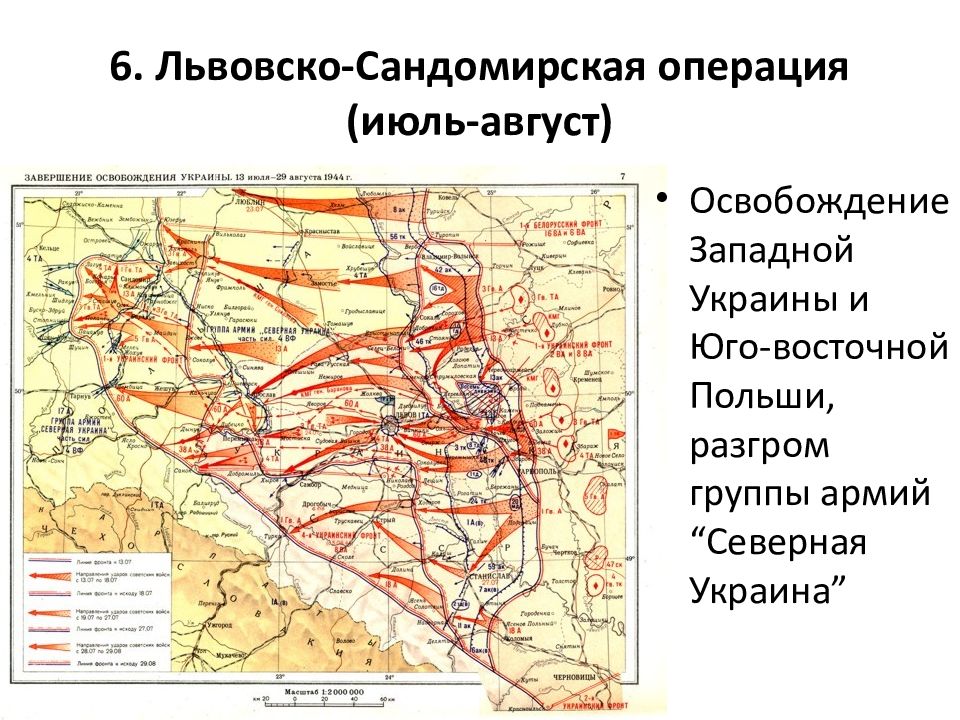 Львовско сандомирская операция презентация