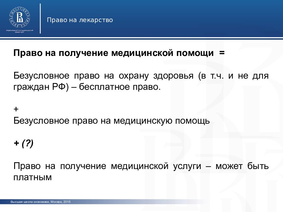 Безусловное право. Право на лекарство. Источники фармацевтического права. ВШЭ фармацевтическое право. Безусловные права.