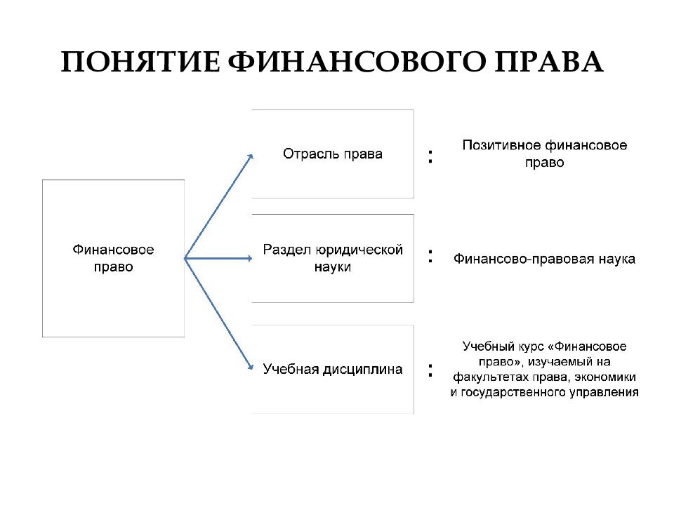 Проект финансовое право