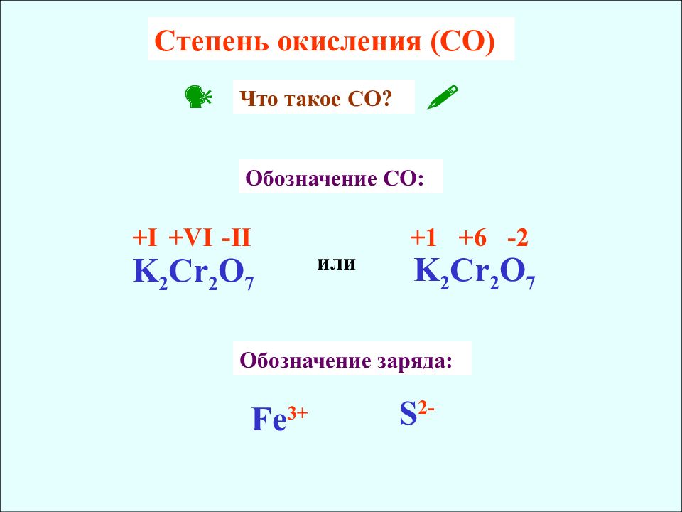 Хром степень