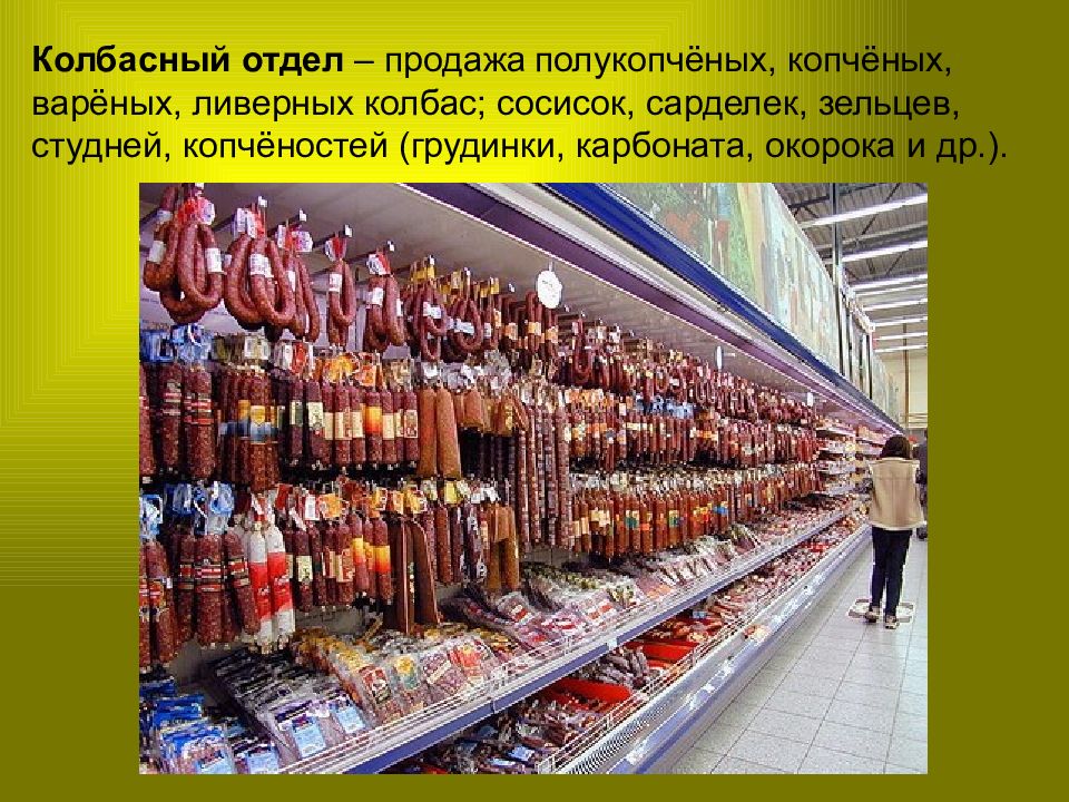 Продуктовый магазин презентация