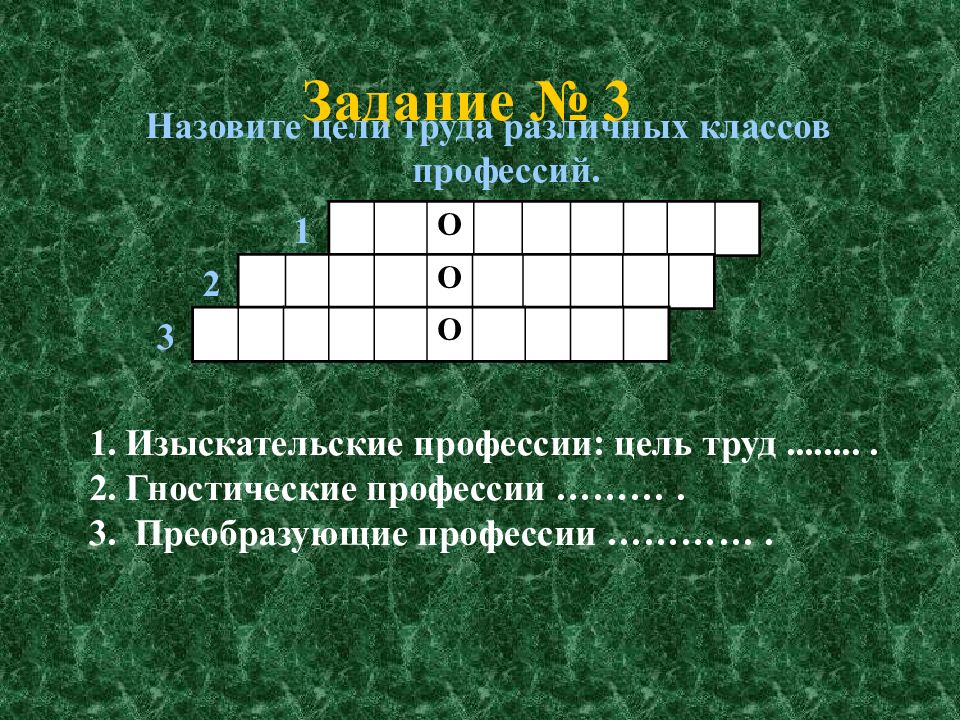 Классификация профессий 9 класс технология презентация