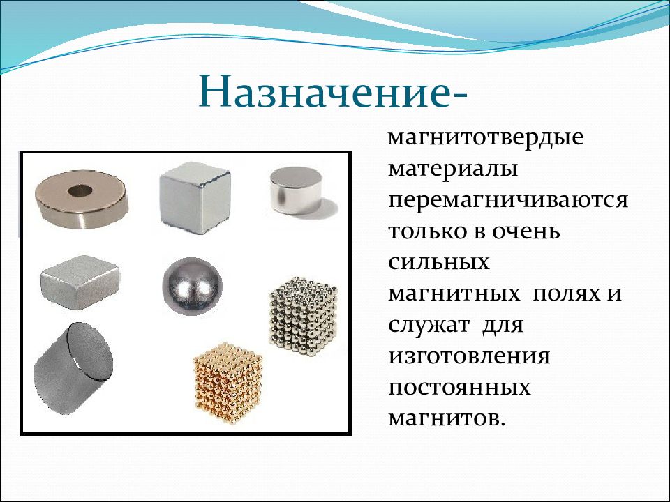 Магнитные материалы презентация