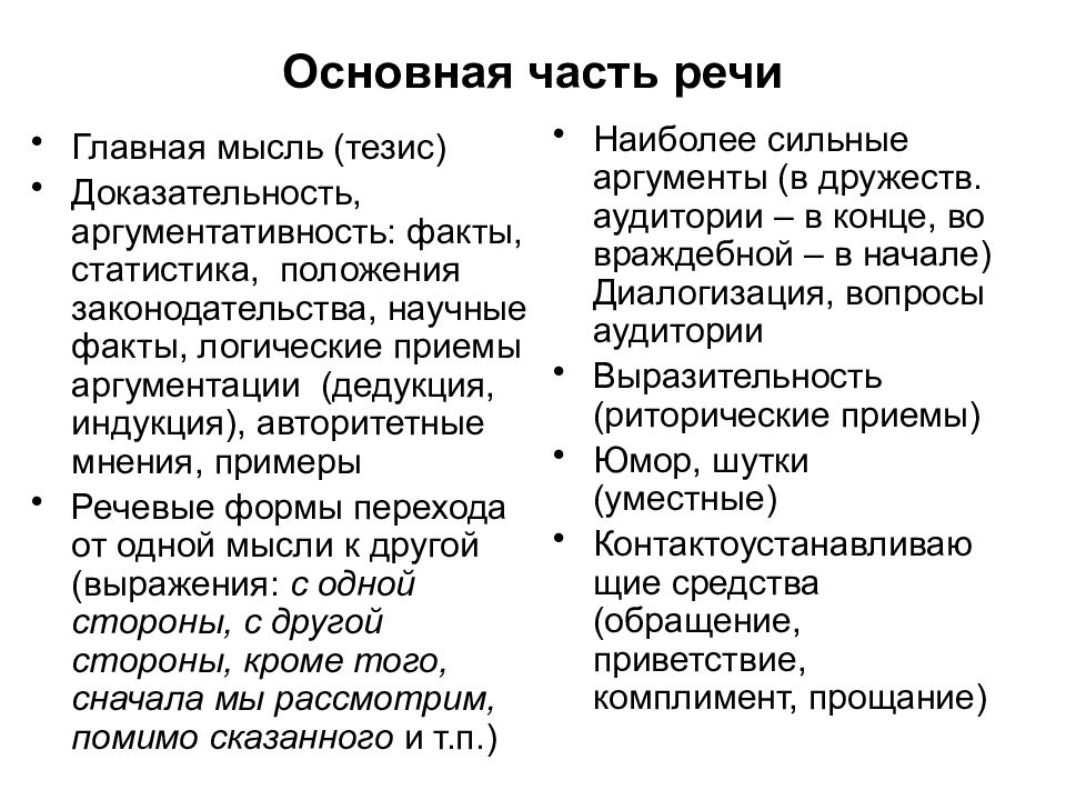 Тезисы мышления. Доказательность речи примеры. PR речь это.