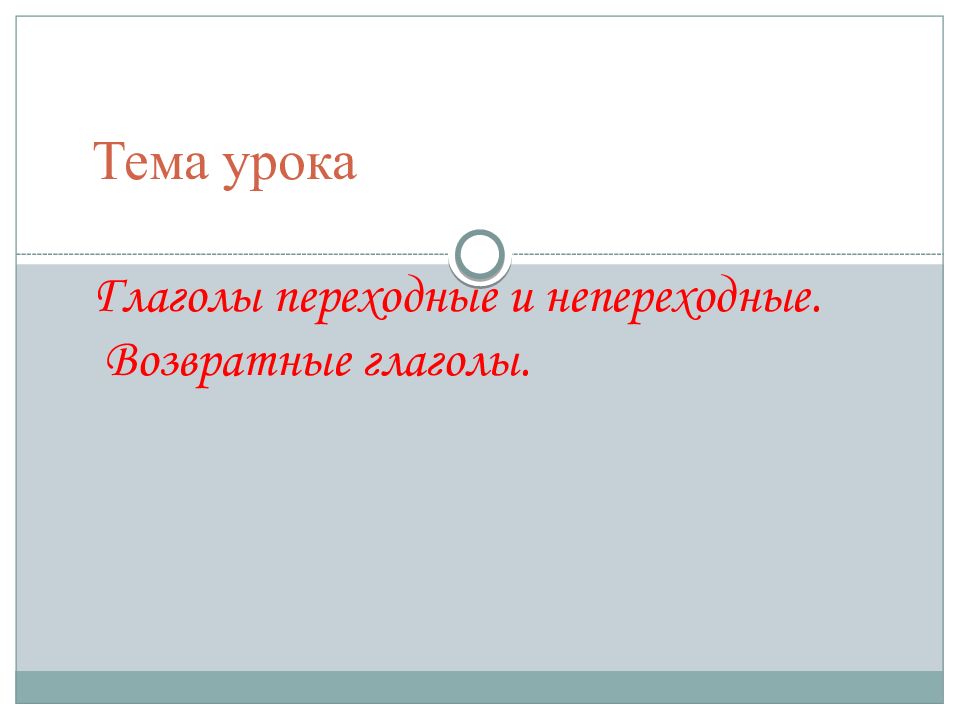 Возвратные глаголы 4 класс технологическая карта урока