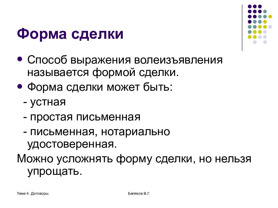 Договор 4 буквы. Формы волеизъявления. Волеизъявление в сделке формы. Способы волеизъявления в сделке. Устная форма сделки.