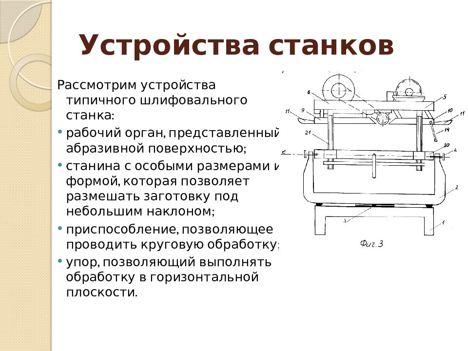 Презентация на тему шлифовальные станки