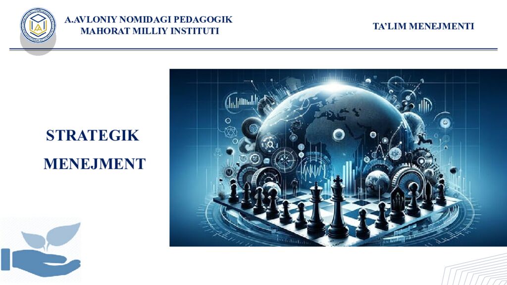 TA’LIM MENEJMENTI A.AVLONIY NOMIDAGI PEDAGOGIK MAHORAT MILLIY