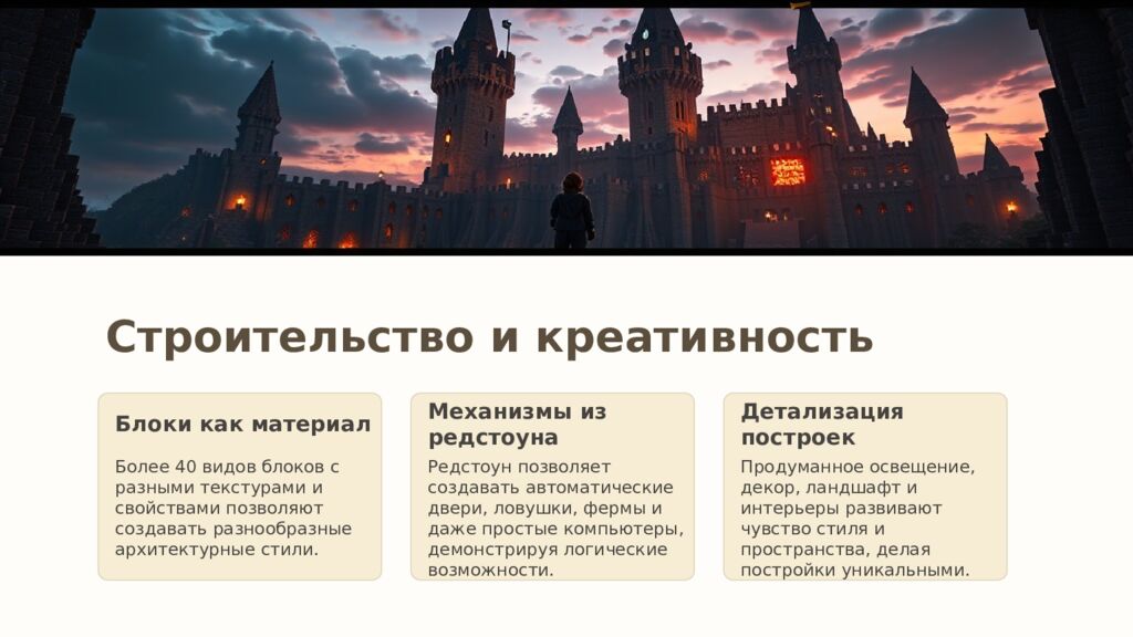 Майнкрафт: Бесконечная Вселенная Майнкрафт представляет собой огромную,