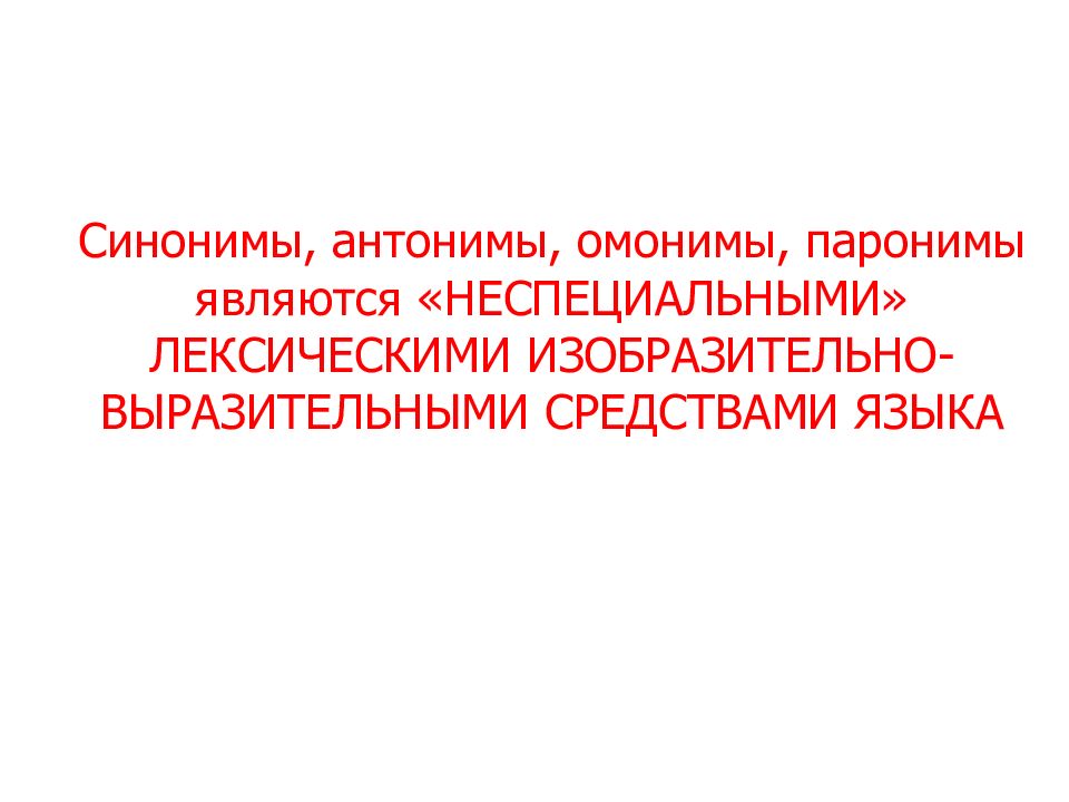 Употребление синонимов антонимов паронимов