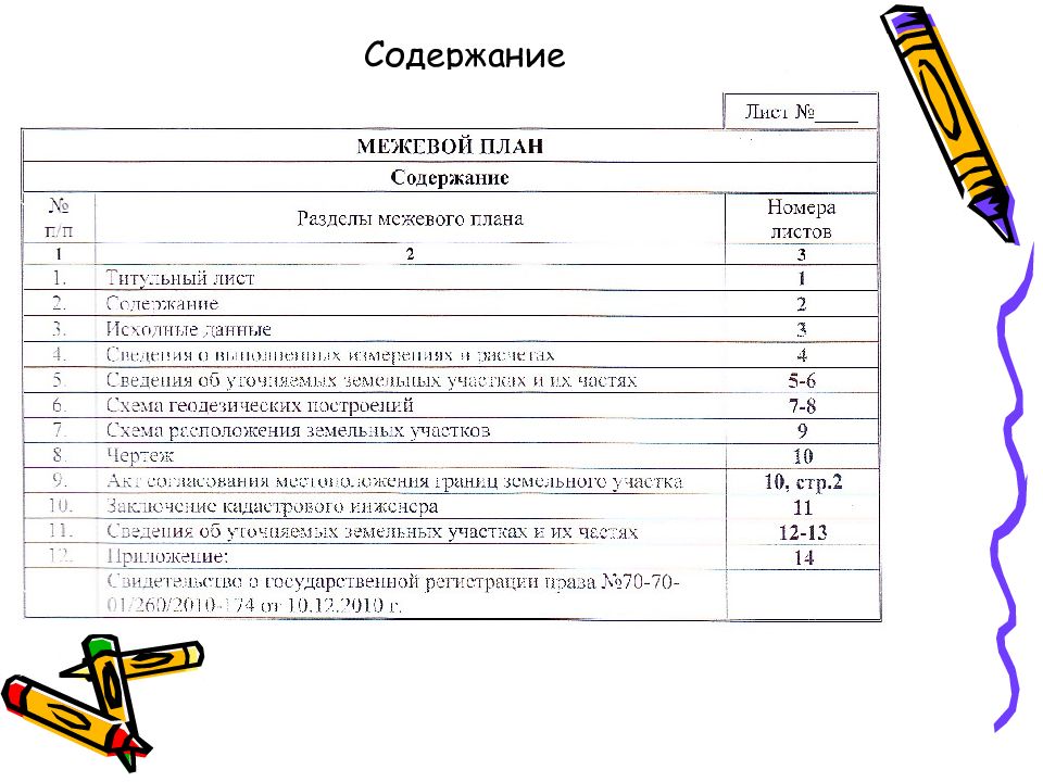 Межевой план презентация