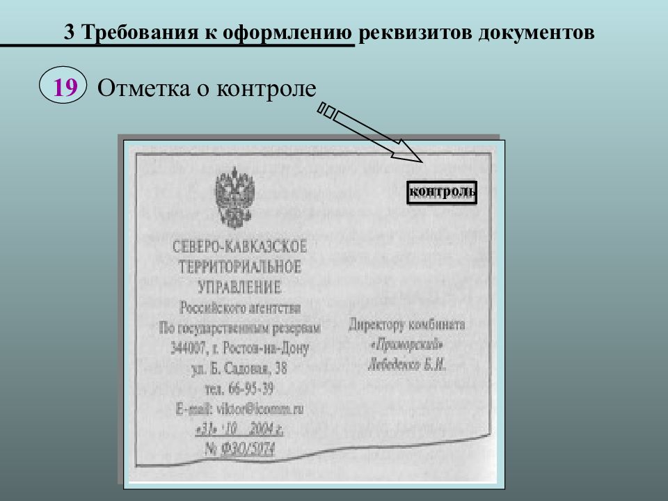 Служебное поле документа предназначено для нанесения специальных изображений