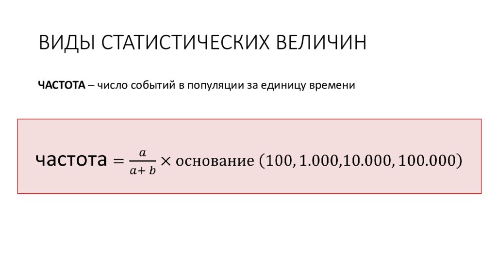 Частоту числа 1. Виды статистических величин. Величина статистического сегенат. Относительная величина Биостатистика. Цена*частота*количество.